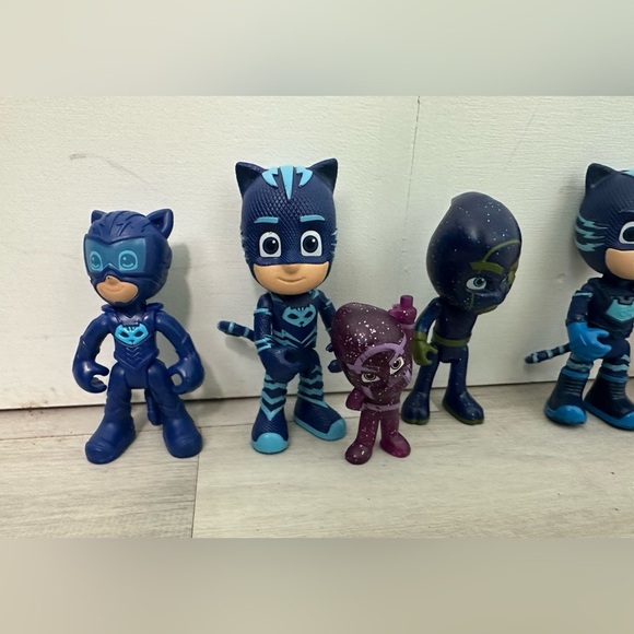 PJ Mask Action Figures Lot Set Of Disney Catboy, Gekko, Action Figures Set Of 8 - Picture 3 of 3